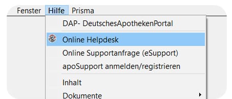 Online-Helpdesk aposoft